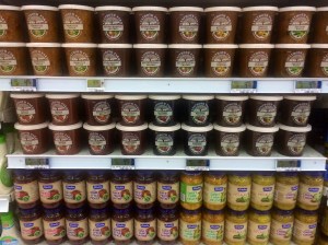 Picture of jars perfectly aligned