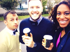 Picture of Dan, Adam, and me