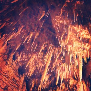 Picture of inside of the cave.