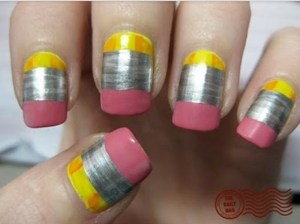 Picture of pencil nails