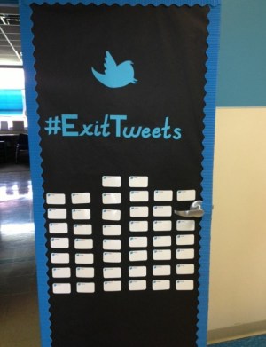 Exit slip tweets