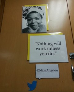 Picture of Maya Angelou tweet