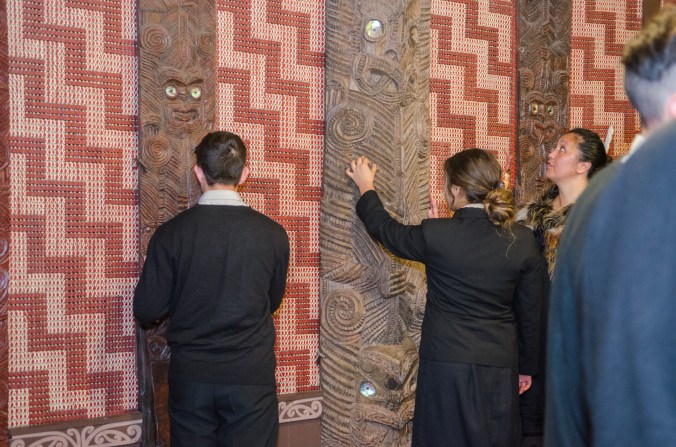 Photo credit: APJ Photography Paying respects to the ancestors who are represented in the carvings.